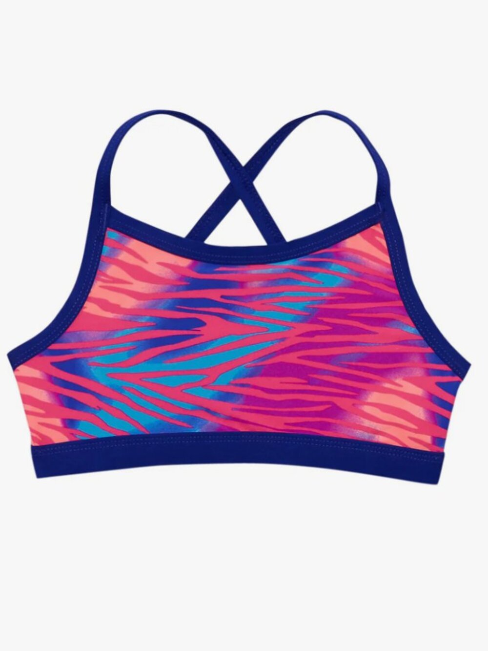TYR Girls' Dreamland Trinity Bikini Top sz Small 6/6X Swimsuit